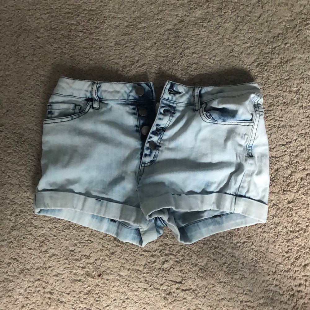 High waisted shorts